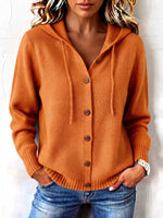 Cozy Chic Versatile Hooded Knit Cardigan