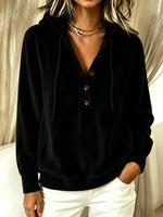 Casual Corduroy Hoodie