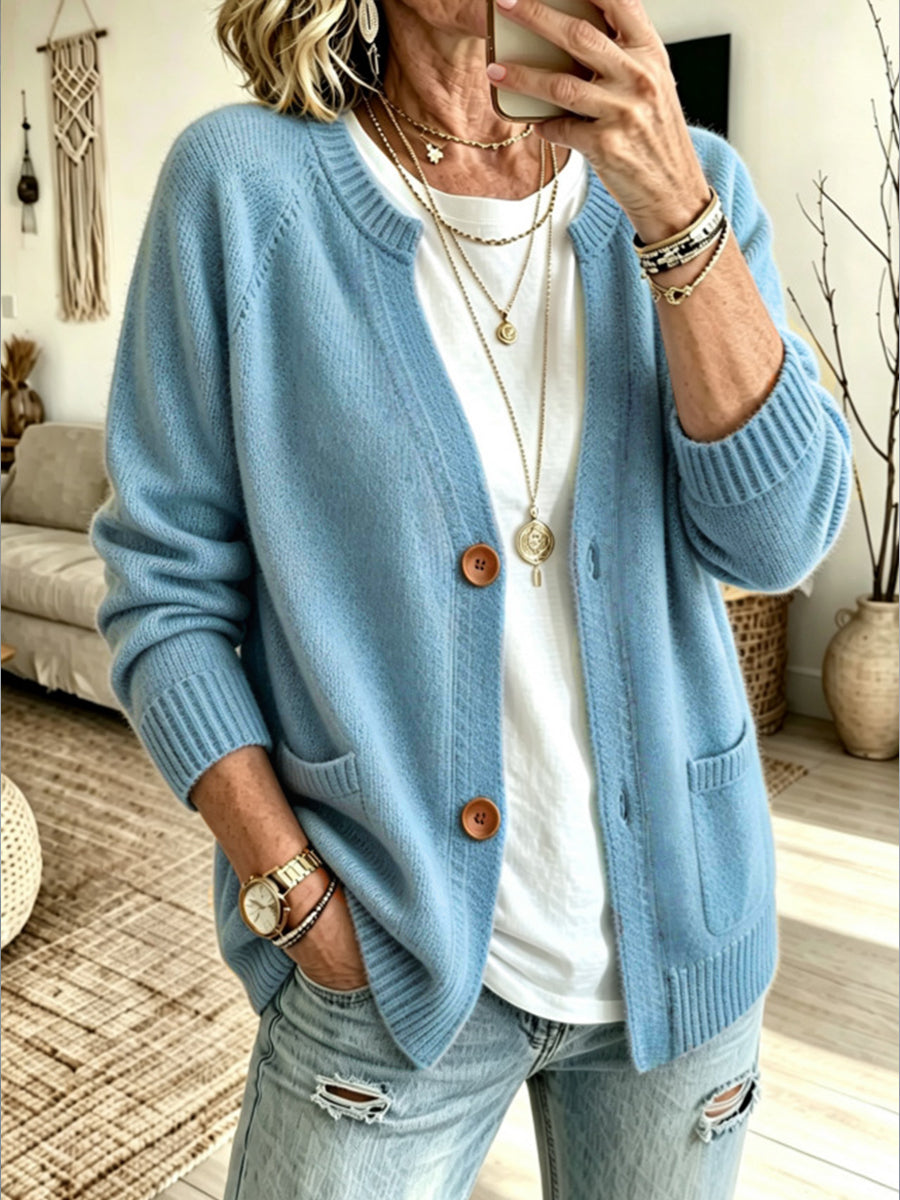 Casual And Cozy Knit Cardigan