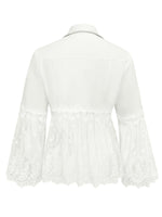 Stylish Casual Lace-panel Jacket