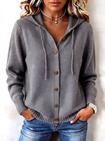 Cozy Chic Versatile Hooded Knit Cardigan