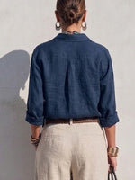 Simple Casual Classic Linen Cotton Shirt