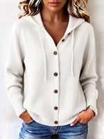 Cozy Chic Versatile Hooded Knit Cardigan
