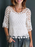 Lightweight Open-knit Layering Top