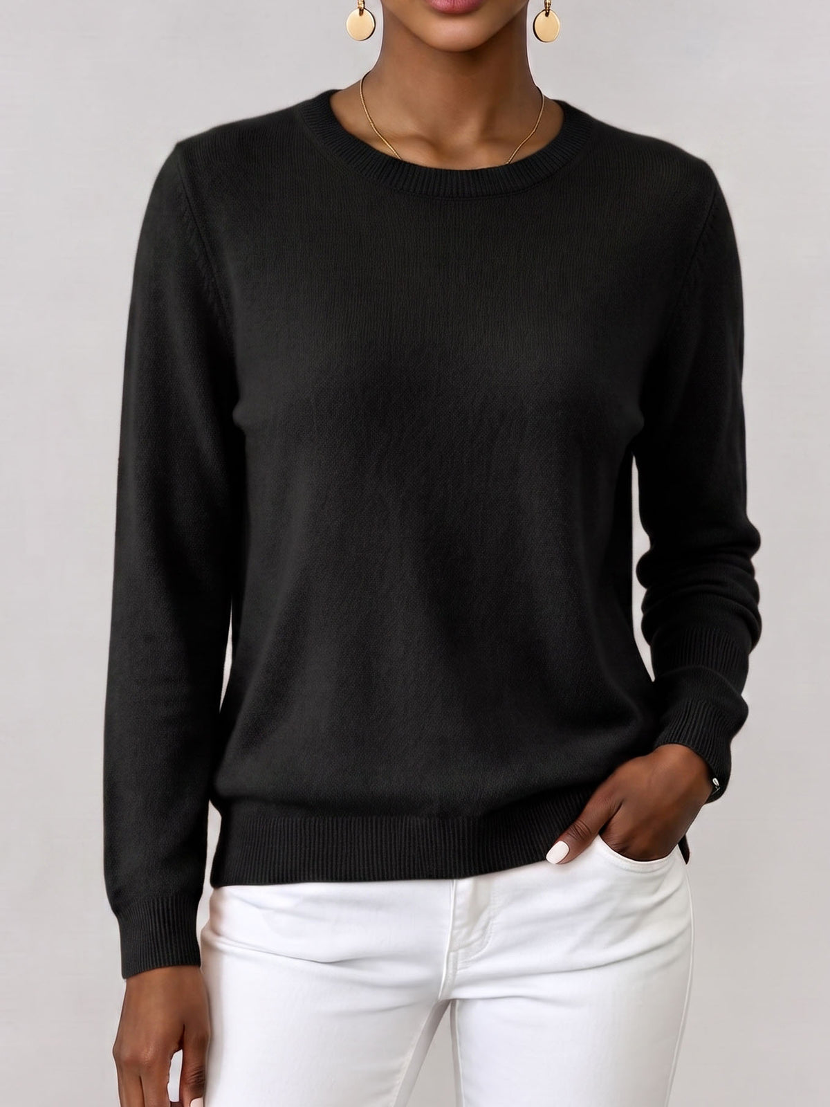 Cozy Basic Crew Neck Sweater