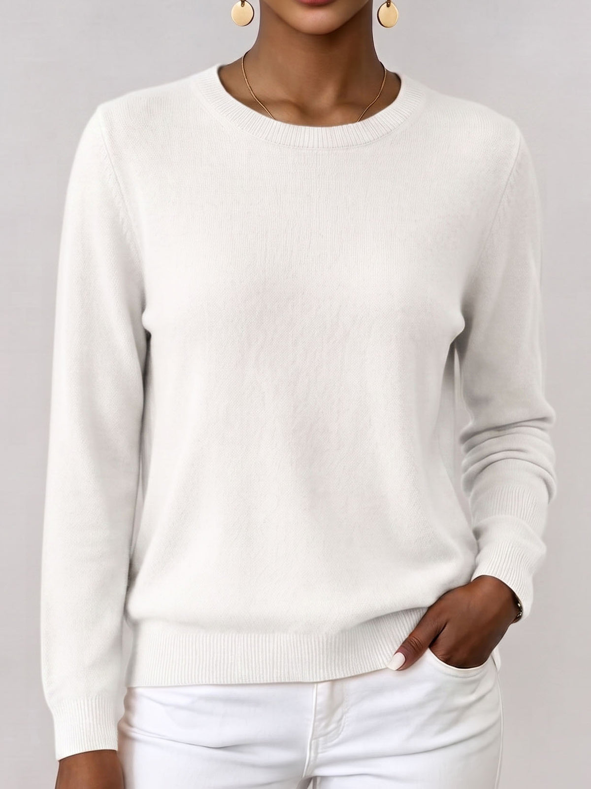 Cozy Basic Crew Neck Sweater