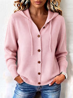Cozy Chic Versatile Hooded Knit Cardigan