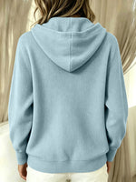 Casual Corduroy Hoodie