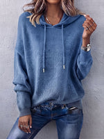 Cozy Relaxed Knit Hoodie