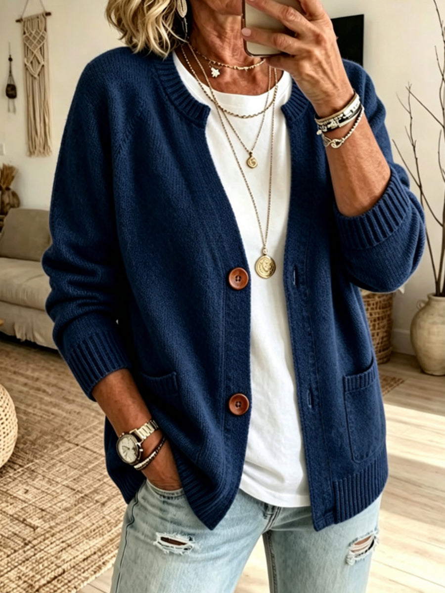 Casual And Cozy Knit Cardigan