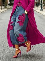 Casual Artistic-print Jeans
