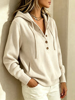 Casual Corduroy Hoodie