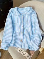 Casual Loose-fit Hooded Cotton Cardigan
