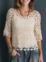Lightweight Open-knit Layering Top