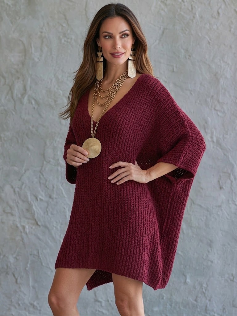 Relaxed-fit Cotton-blend Knit Mini Dress