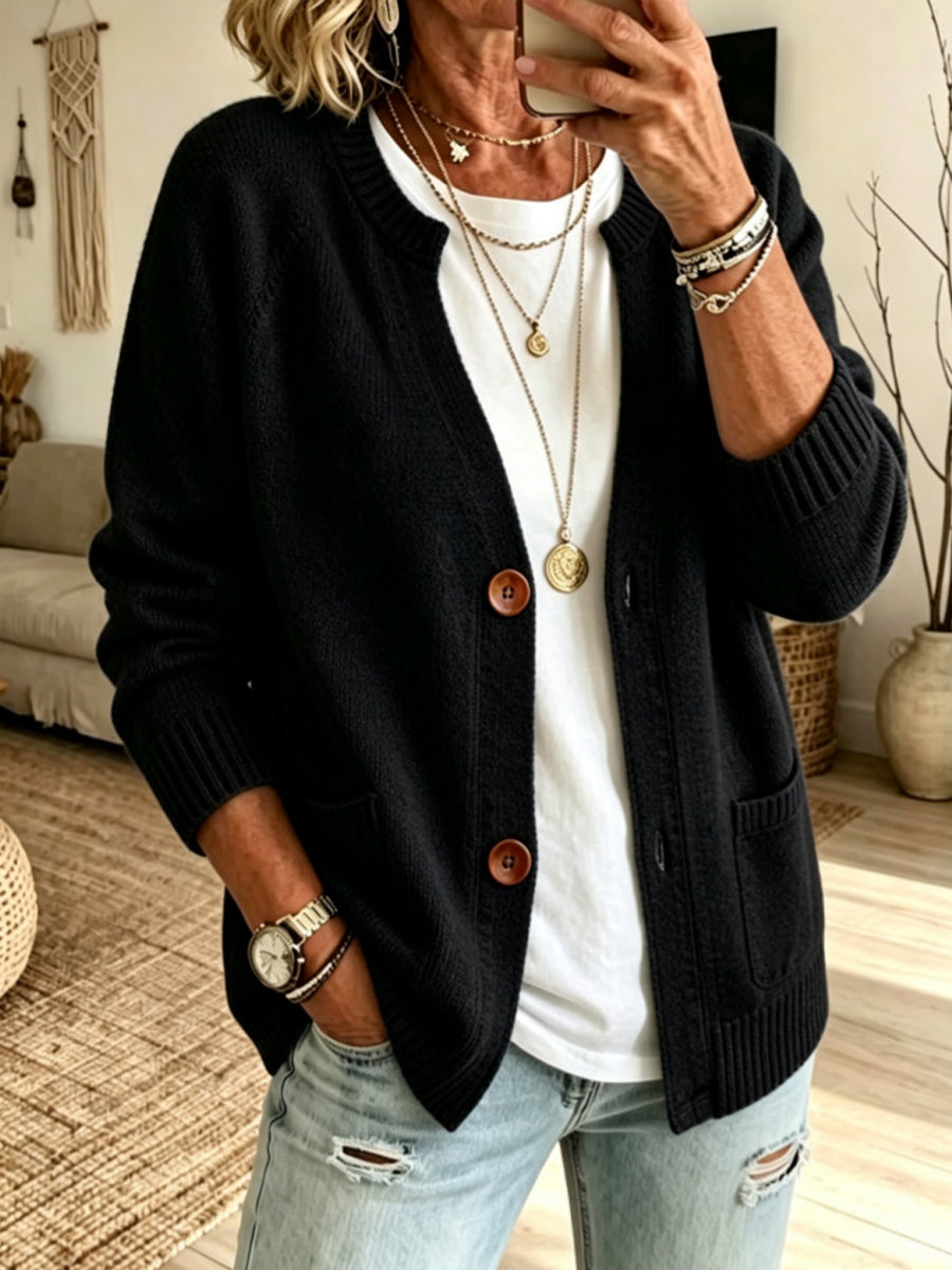 Casual And Cozy Knit Cardigan